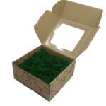 Mech Chrobotek - Mech Reniferowy Fiński w Pudełku z Okienkiem 20x20x10 cm Średniozielony